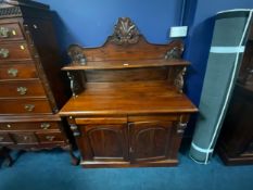 A mahogany chiffonier W 120 cm