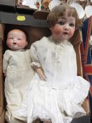 Two vintage bisque head dolls, comprising HB Germany and Kopplesdorf 320.1 Germany (2)
