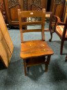 A metamorphic library steps/chair