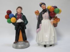 A Royal Doulton Balloon Boy and Biddy Penny Farthing (2)