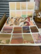 A folder of watercolours, various subjects