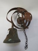 A Victorian shop doorbell