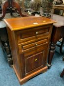 A small side cabinet