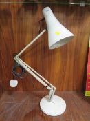 A vintage angle poise style desk lamp
