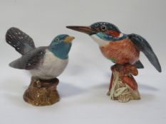 A Beswick Kingfisher together with another (2)