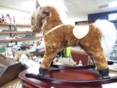 A child's small rocking horse