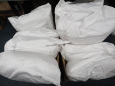 Two boxes of ex-show home pillows