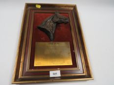 A limited edition storylines sculpture of Red Rum