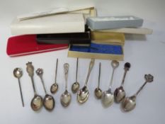 A collection of hallmarked silver teaspoons approx combined weight 146g