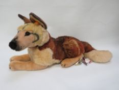 A Steiff America Kennel Club 'German Shepherd' tag No. 667848