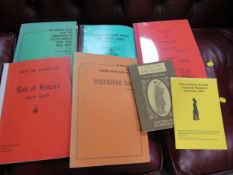 A quantity of military interest books to include medal rolls for the QSA Wepener bar, South