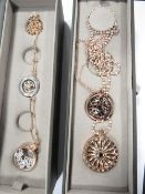 Hot Diamonds - two Emozioni keeper necklaces and accessories in original boxes