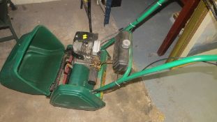 A qualcast classic petrol lawnmower