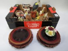 A collection of assorted ceramics to include Beswick and Doulton