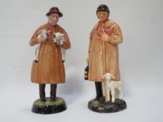 Two Royal Doulton figurines Lamb in time and the Shepard
