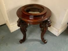 A mahogany stand