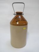 A vintage stoneware bottle for Darby's Brewery Limited Greets green West Bromwich