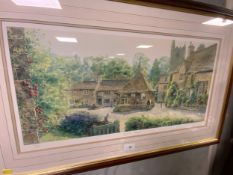 Graham Carver - ‘England’s Heritage’ - a coloured limited edition artists proof print, signed in