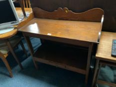 A vintage pine washstand W 87 cm
