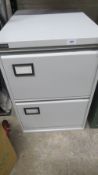 A modern two drawer filing cabinet