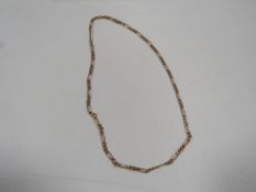 A hallmarked 9 carat gold necklace approx weight 4.7g