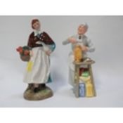 A Royal Doulton figurine Country Lass and Pennyworth