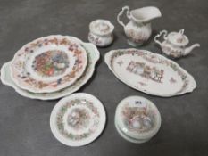 A collection of Royal Doulton Brambly Hedge ceramics to include a cake plate