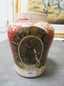 A vintage advertising Light Flake tobacco jar