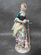 A vintage Sitzendorf style figurine A/F
