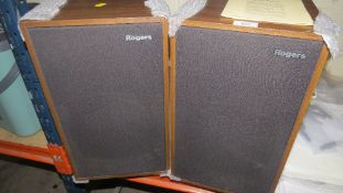 Two vintage Rogers LS4A speakers - Hi Fidelity