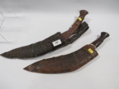 Two antique Eastern style knives