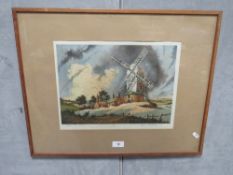 JAMES PRIDDEY - an artists proof print entitled 'After The Storm', framed and glazed, signed lower
