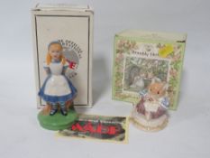 A Royal Doulton Brambly Hedge figure Mr Toadflax, in original box together with a Wade figurine