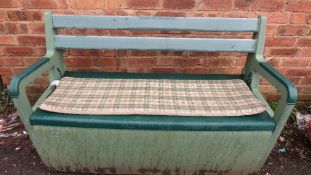 A Kettler garden storage bench