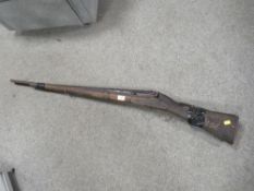 Two long bore pin fire rifles A/F