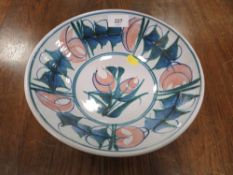 An Aldermaston Studio pottery bowl signed Catherine Bennett