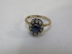 A 9ct gold dress ring A/F approx weight 3.1g