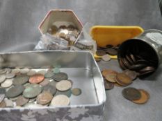 A box of old coins