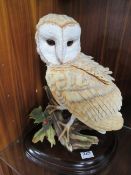 A large Country Artist figure of an owl entitled 'Evening Solitude' (02358)