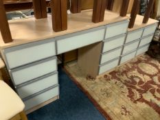 A modern dressing table together with two bedside chests. (3)