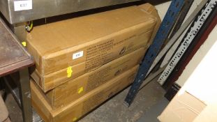 Four boxed parasol bases - appear as new but unchecked