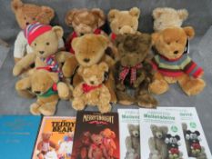 A COLLECTION OF TEN HOUSE OF FRASER YEAR BEARS, comprising 1996, 1997, 2x 1998, 1999, 2002, 2004,