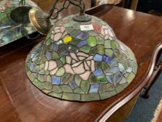 A modern Tiffany style hanging shade Dia. 40 cm