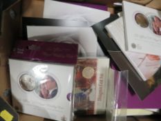 A quantity of Royal Mint collectors packs to include £5 examples