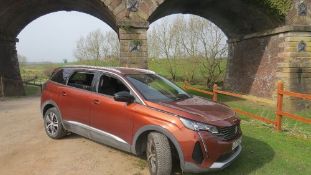 A 2022 bronze Peugeot 5008, ' LE71 GZP ', 1.2L petrol, approximate mileage 36682, two keys, log
