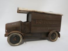 A Huntly and Palmer novelty delivery van biscuit tin A/F