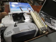 A quantity of assorted electricals to include a portable digital picture frame etc