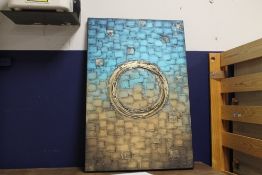 A modern large oil on canvas by Susanna Shaposhnikova (Susan Shap Art), with paperwork and certifica