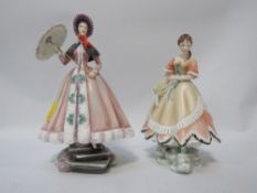 Two Royal Worcester series figurines