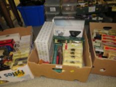 Three trays of assorted model cars to include Days Gone By and Yesteryear etc